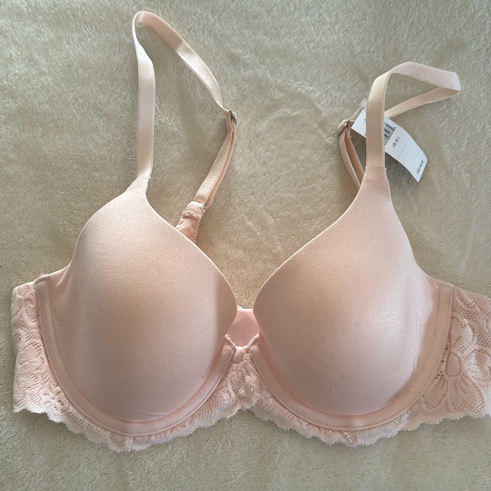 NEW Aerie bra 32c NWT light pink